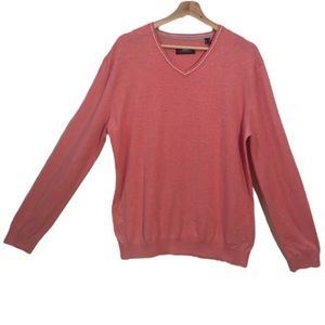 Mexx Metropolitan Pink Coral Cotton Cashmere Sweater Size Large
